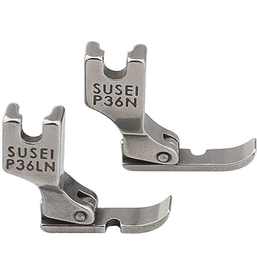 P36LN & P36N Zipper Presser Foot Set for Single Needle Sewing Machines –